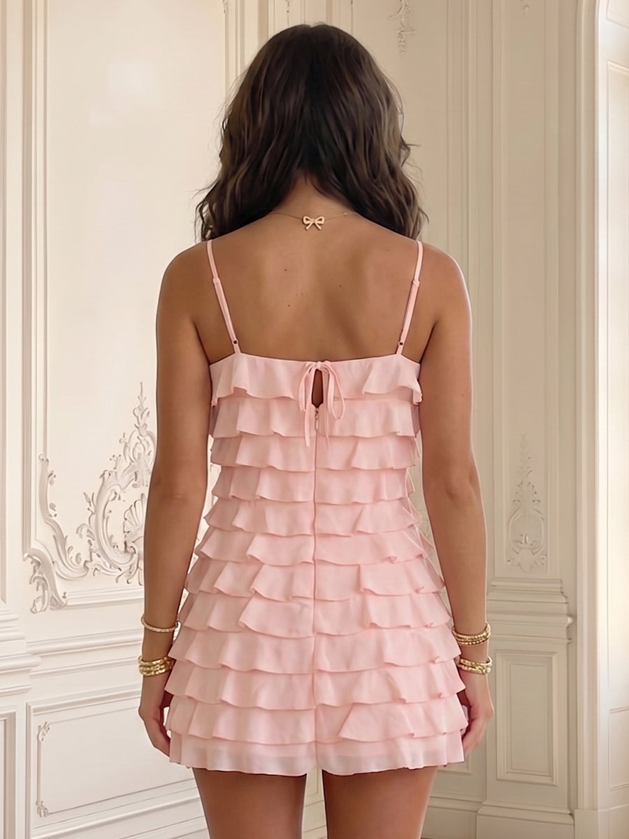 Sheath Satin Spaghetti Straps Sleeveless Short Homecoming Dresses