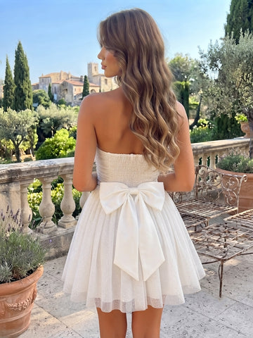 Sequins Strapless A Line Sleeveless Short Homecoming Dresses