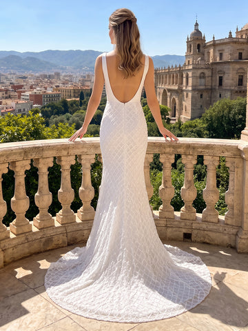Sheath V Neck Satin Sleeveless Wedding Guest Dresses