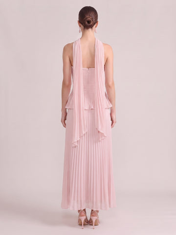 Chiffon Wedding Guest Dresses A Line Sleeveless Long Pleated Strapless 2026