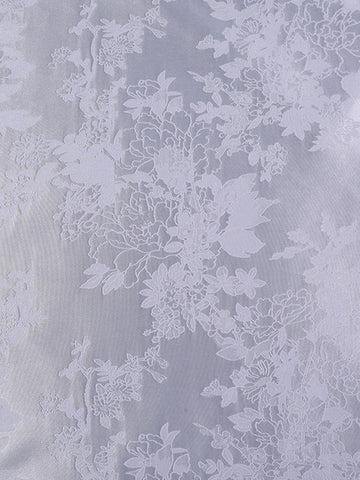Silver A Line Midi Jacquard Wedding Guest Dresses One Shoulder Cocktail Dresses